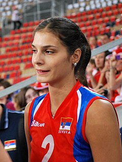 Jovana Brakočević Female volleyball player from Serbia