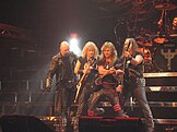 Judas Priest, performing in 2005