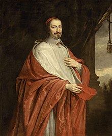 Cardinal Mazarin (1602-1661), Italian Catholic prelate who served as chief minister to Louis XIII and Louis XIV until his death in 1661, and prominent opponent of Jansenism. Julio kardinale-Duki-ya-Mazarini.jpg