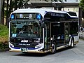 一般路線バスの車両（T22302号車）水素バス　トヨタ・ＳＯＲＡ
