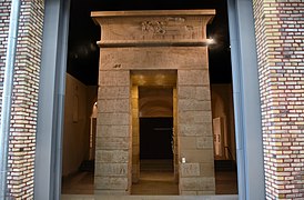 Kalabsha Gate, ca. 30 BCE, Scharf-Gerstenberg Museum, Berlin (2) (40205520311).jpg