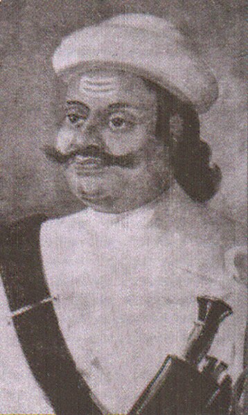 Kaji (equivalent to Prime Minister of Gorkha Kingdom) Vamshidhar "Kalu" Pande and Chief of the Gorkhali Army; one of the most highly decorated Gorkhal