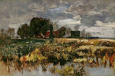 Landscape with Windmill (c.1880)