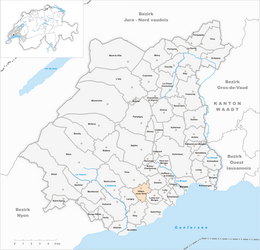 Villars-sous-Yens – Mappa