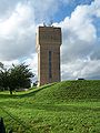 Menara air batu bata di Kimberley, Nottinghamshire, Britania Raya.