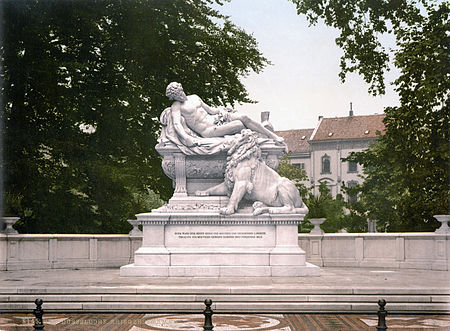 Kriegerdenkmal Duesseldorf 1900