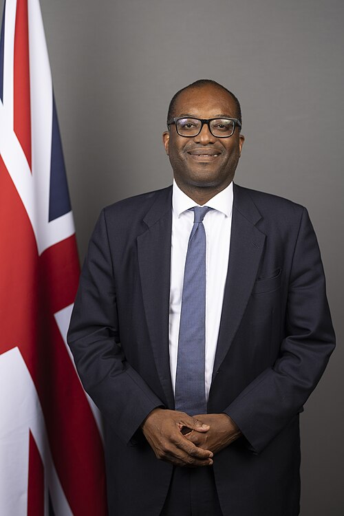 Kwarteng's official Cabinet portrait, September 2022