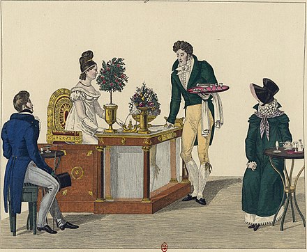 La Belle Limonadière, 1827, reproduced in Harvest of the Cold Months