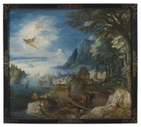 Paysage avec la chute d'Icare, années 1620, Nationalmuseum, Stockholm.