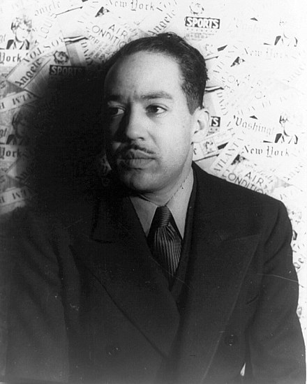 Langston Hughes, communist novelist and poet, photographed by Carl Van Vechten, 1936