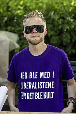 Leder av Liberalistisk Ungdom, Fredrik Laving (2016).jpg