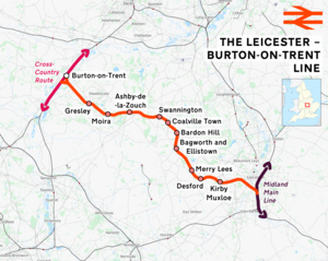 Leicester Burton upon Trent line Wikipedia