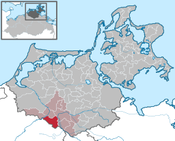 Läget för kommunen Lindholz i Landkreis Vorpommern-Rügen