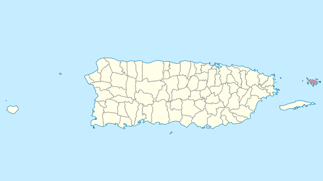Муніципалітет Кулебра на карті Пуерто-Рико