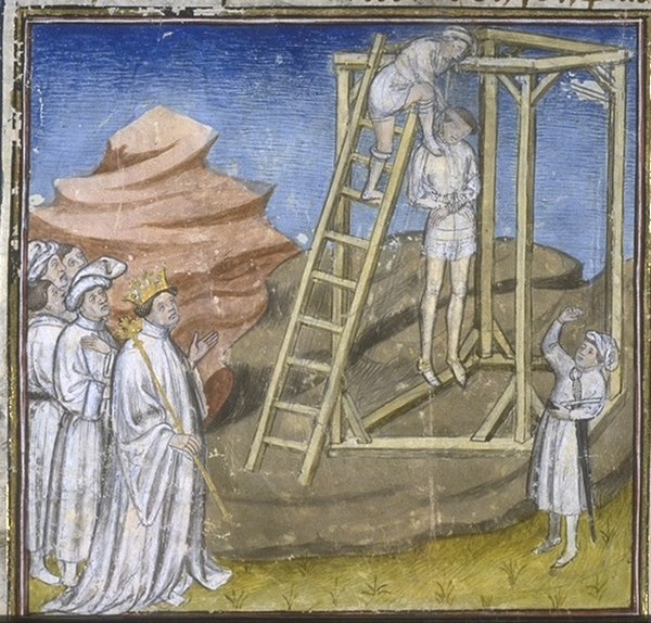 Herbert II de Vermandois hanged on the orders of Louis IV d'Outremer (fictitious)