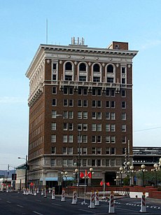 Trost and Trost, architect of the Luhrs Building (pictured), competed for the county courthouse contract Luhrs Building.jpg