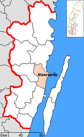 Localisation de Mönsterås