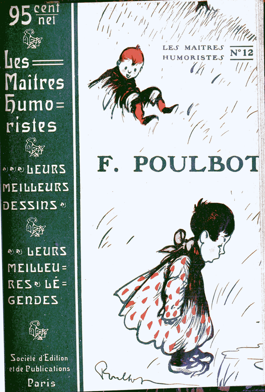 Couverture de l’album "Les Maîtres humoristes" consacré à Francisque Poulbot