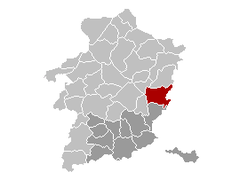 Maasmechelen Limbourg Belgique Map.png