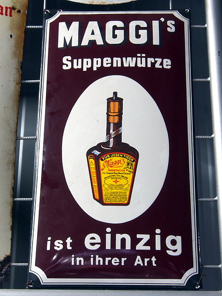 File:Maggi's Supperwürze ist EINZIG in ihrer Art.JPG