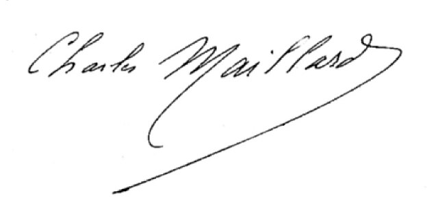 signature de Charles Maillard (1876-1973)