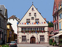 A town hall is part of the public domain... Mairie 2'.JPG