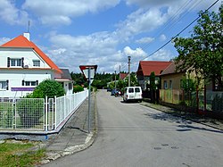 A street in Malé Kyšice