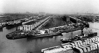 Manchester docks Series of docks in Manchester, UK