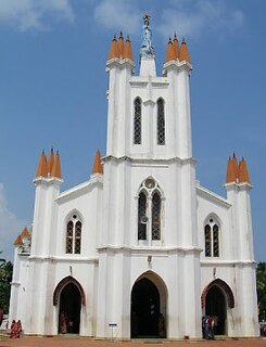 Basilica of Our Lady of Snows, Pallippuram Church in Kerala, India