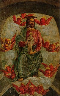 <i>Christ Bearing the Soul of the Virgin</i> painting by Andrea Mantegna