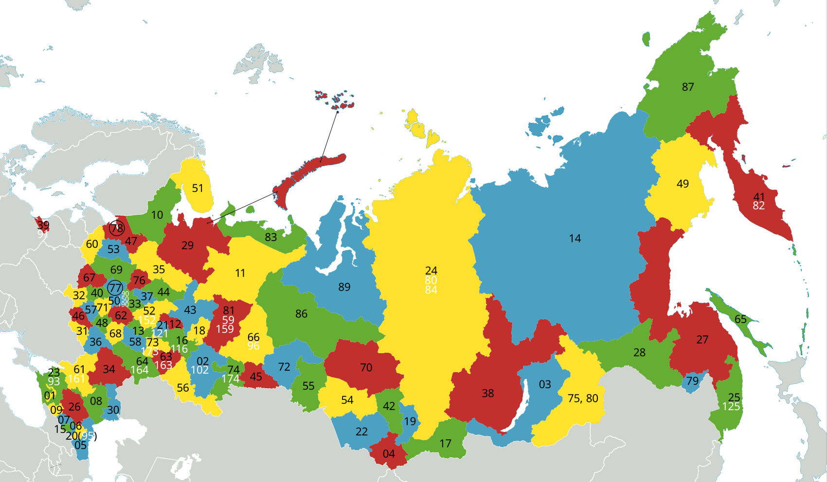 Регионы на букву б