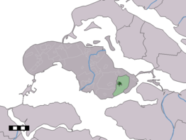 Kaart van Oosterland
