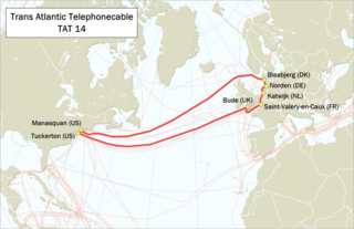 <span class="mw-page-title-main">TAT-14</span> Former transatlantic telephone cable