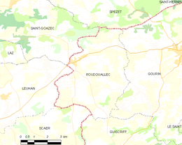 Roudouallec – Mappa