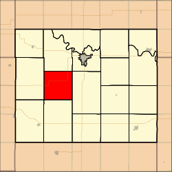 Map highlighting Arion Township, Cloud County, Kansas.svg