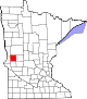 Map of Minnesota highlighting Grant County.svg