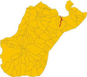 Map of comune of Martone (province of Reggio Calabria, region Calabria, Italy).svg