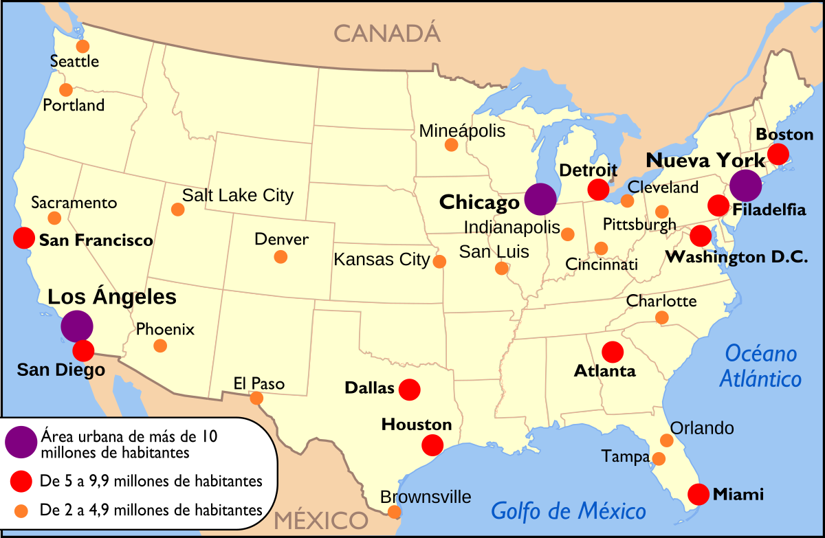  Mapa de estados y capitales de Estados Unidos (36