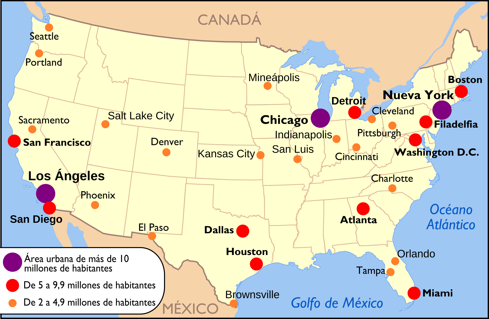 usa mapa File:Mapa ciudades USA.svg   Wikimedia Commons usa mapa