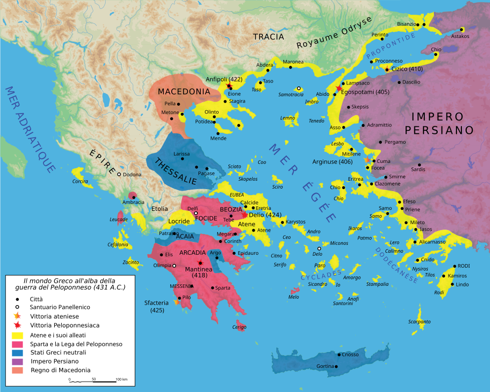 Mappa Guerra del Peloponneso 431 AC It.svg