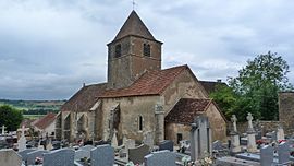 Църквата в Marcilly-Ogny