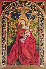 Miniatura para Virgen del rosal (Schongauer)