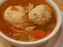 Chicken soup with matzah balls MatzahBalls.jpg