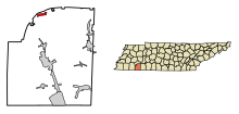 Макнэри Каунти, штат Теннесси, зарегистрированные и некорпоративные территории, выделенные пальцем 4726160.svg