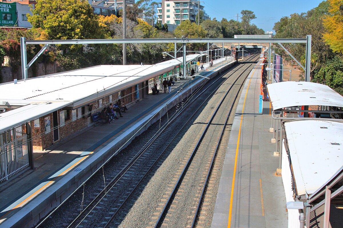 Meadowbank railway station, Sydney