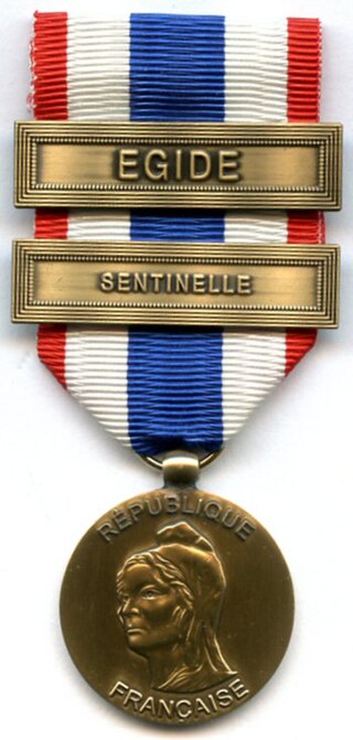 <span class="mw-page-title-main">Medal for the Military Protection of the Territory</span> Award