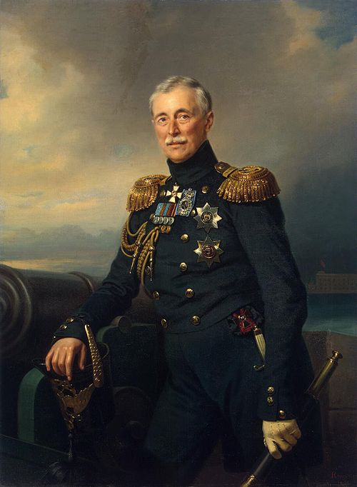 Alexander Menshikov by Franz Kruger. Russian commander-in-chief in the Crimea.