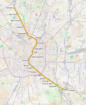 Metropolitana Di Milano: Rete, Storia, Le linee