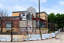 The vacant Minneapolis third precinct police station, June 10, 2022 Minneapolis neighborhood Longfellow (52202831755).jpg