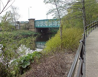 Bridge carrying Whitehall Road over the River Aire Monk Bridge, Leeds - geograph.org.uk - 400280.jpg